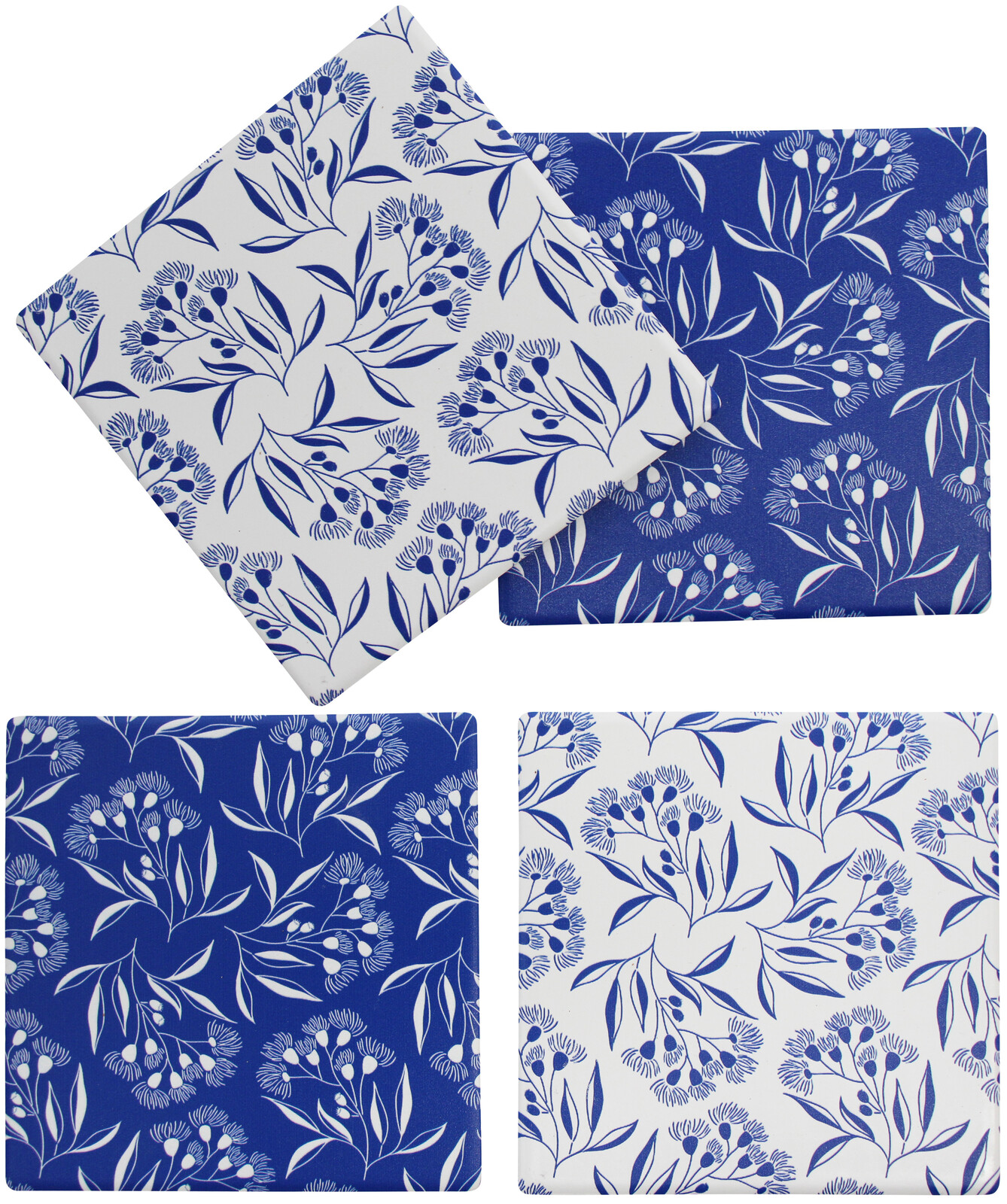 Coasters S/4 Bamboo Flower