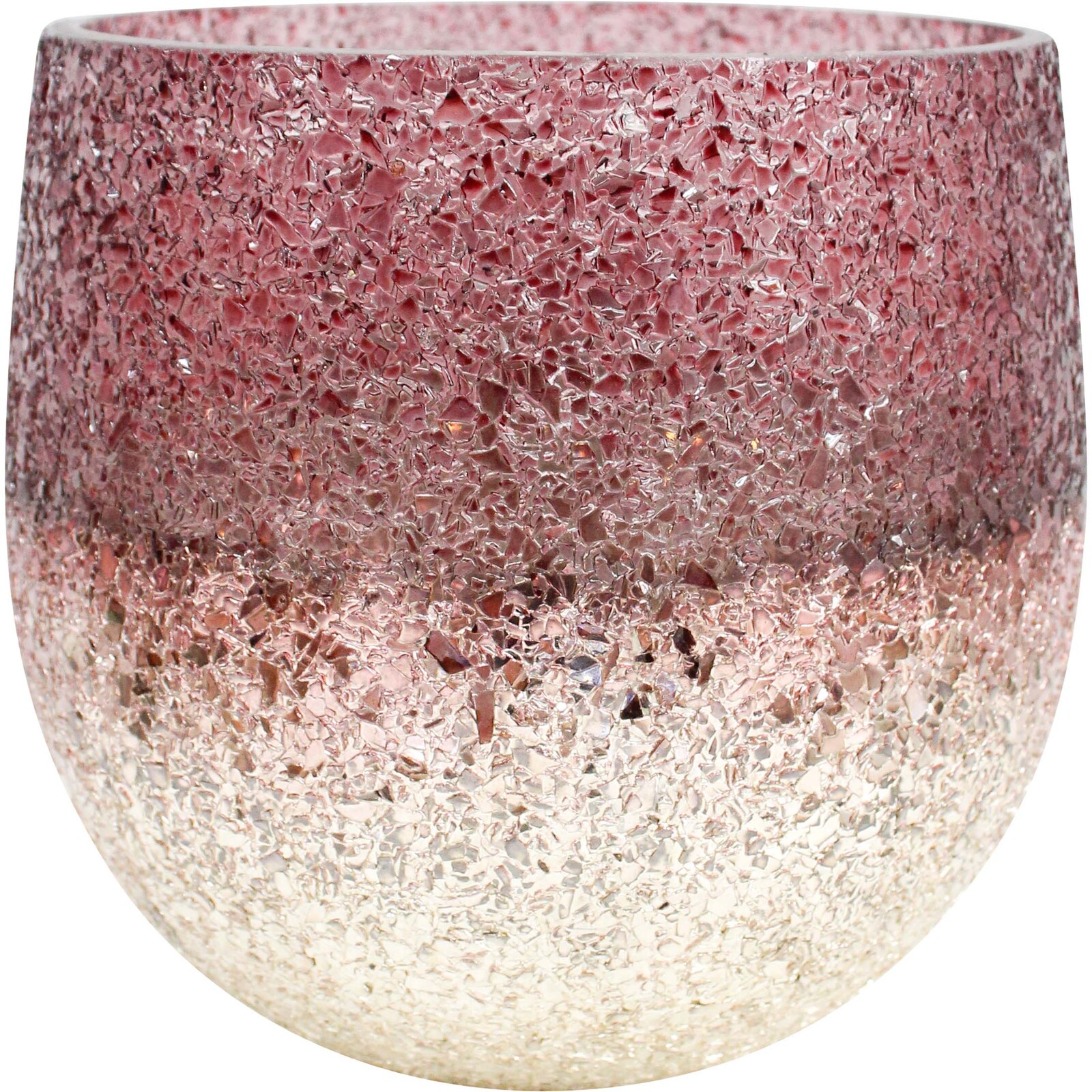 Vase XL Candle Holder Rose Champagne