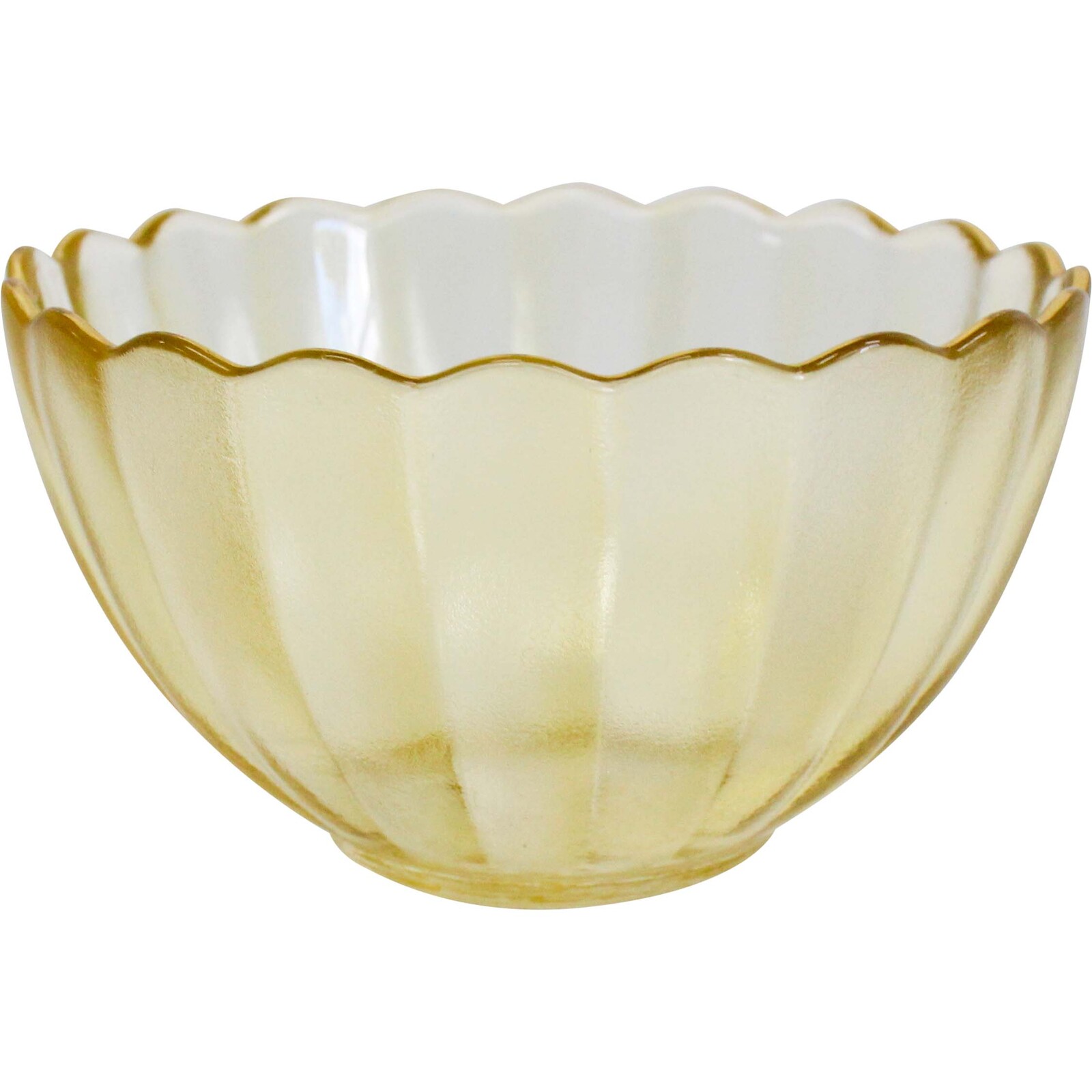 Glass Bowl Marrigold/Gold