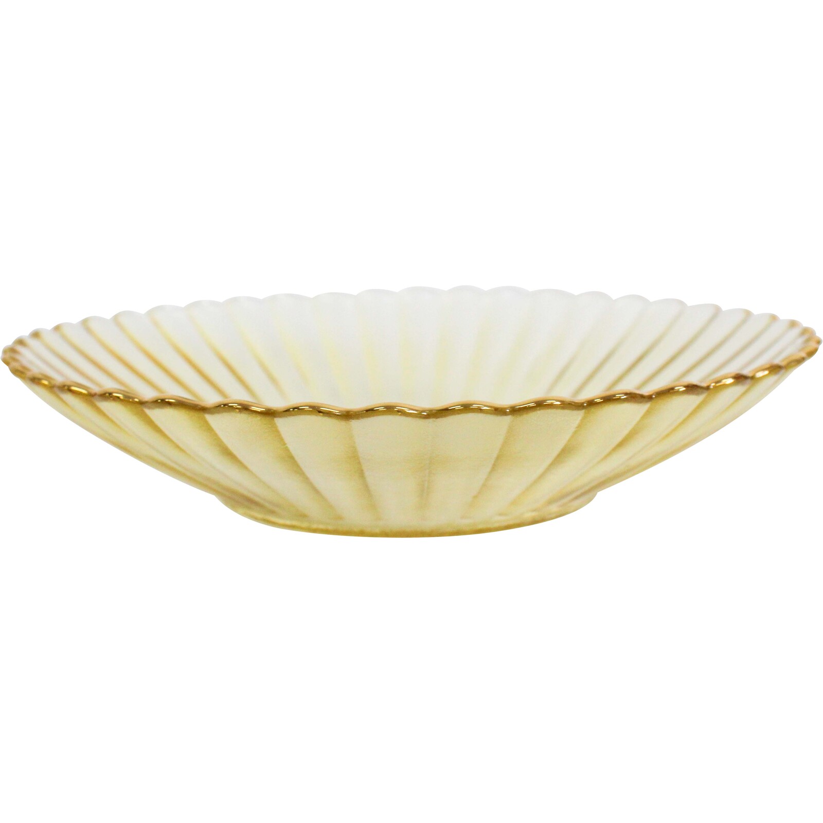 Glass Dish Marrigold/Gold